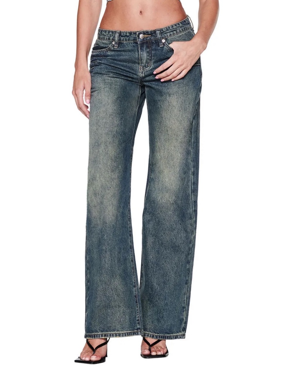 I AM GIA Dylan Jeans Acid Blue Wash